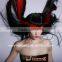 Long colorful hallowen wigs, red cosplay hair wig