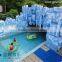 Customised lazy river water amusement park slides equipment China facory