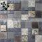 SMP19 Broken Crystal Glass Mosaic With Special Flower Picuture Mosaic Bathroom Tile Design