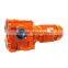 China S Series Helical-Worm Flange and Foot Mounted gear induction motor and gearbox For textile industry