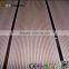 Garden used solid wood plastic slotted flooring
