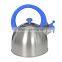hot sale 2.5L color coating stainless steel tea kettle/teapots/water whistling kettle with induction