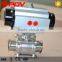 sanitary no retention 3pc pneumatic ball valve 3 inch