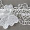 good looking lace product white polyester embroidery lace trim indian saree border lace trim for dress making