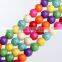 Top selling 2016 DIY jewelry cheap bracelet earring necklace wholesale amazon rainbow STONE color beads