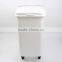 F-8889 high-grade plastic rice storage barrel with wheels