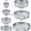 Stainless Steel SS 304 316 316L Aluminum Copper Brass Test Lab Soil Powder Sieve