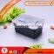 The reason why single disposable square plastic 1000ml 1500ml food container