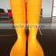 Fashion yellow pvc rain boots, cheap work shoes