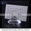 Luxury diamond shape crystal place name card holder