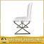 stitching PU cover dining chair with modern special shape legs