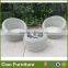 Modern garden rattan coffee furniture table chair set