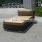 All weather modern rattan furniture sofa bed