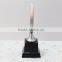 Custom resin silver horseshoe U shape trophy
