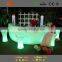 PE plastic white color led bar counter GF330