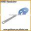 non-stick silicone slotted spoon with nylon /plastic/stainless steel handle