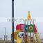 Square metal(ductile iron) casting poles,yard lighting poles
