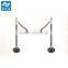 rope stand / portable crowd control post / braided rope stanchion