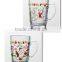8oz 10oz 12oz christmas drinking glass mug water glass cup set