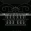 New design high quality home decor building support marble columns