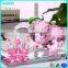 Cute crystal lotus flower calabash model for home decoration