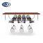 Kitchen Cabinet Under Shelf Wine Rack and Glassware Holder - Holds 6 Bottles of Wine