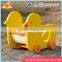 wholesale lovely duck baby wooden pull car toy new design wooden pull car toy for toddlers W05B158