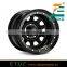 15x10 Gloss Black Street Lock wheels for Jeep