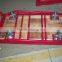 hand trolley cart wooden industrial