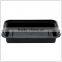 Square 28 oz Microwavable plastic black bowl with Lid for sale, Custom plastic black Microwavable bowl for sandwiches