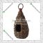 Hanging natural handmade eco-friendly wild bird house nest feeder made by plant leaves