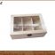 Tea Wooden Box Coffee Wooden Box with Six Compartments