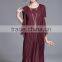 Formal fake two pieces ladies draped custom fit mid-Thigh dress