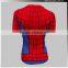 Men's Fitness Running Digital Printing Spiderman Compression Shirt