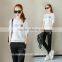 Fashion High Quality Casual Cotton Sportswear Suit for Girls 2016
