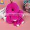 Top sale car's and bag's pendant plush stuffed rabbit cute keychain