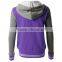Custom made blank baseball jerseys wholesale fashionable zip-up baseball varsity bomber hoodie jacket