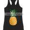 Hot quality custom printing women casual vest tank top gym clothing