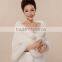 Autumn and winter new white large size wedding dress cheongsam plus drill imitation rabbit hair shawl snail hair cloak