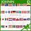 Hot selling promotional textile print country toothpick flag
