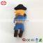 Pirate captain with hook hand single eye toy stuffed doll