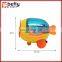 Pull line plastic candy toys helicopter with light