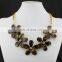 wholesale tortoise shell jewelry,tortoise shell resin flower necklace