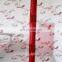 Keep out privacy jacquard magnetic screen door with top lace