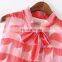 Wholesales products Young Girl Dress Polo Neckline Contemporary Floral Dress