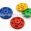 Kids Learners Platic Play triangle round Square Geometric Lacing Buttons