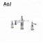 Graceful design individual 2 handle bathroom vanity basin faucet