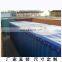 Blue Waterproof Knife Coated PVC Tarpaulin