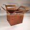 Natural rusty red color corten steel flower pot