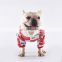Spoof Pet fat dog Bulldog puppy Clothes Cotton brushed shirt cola Drinks pattern